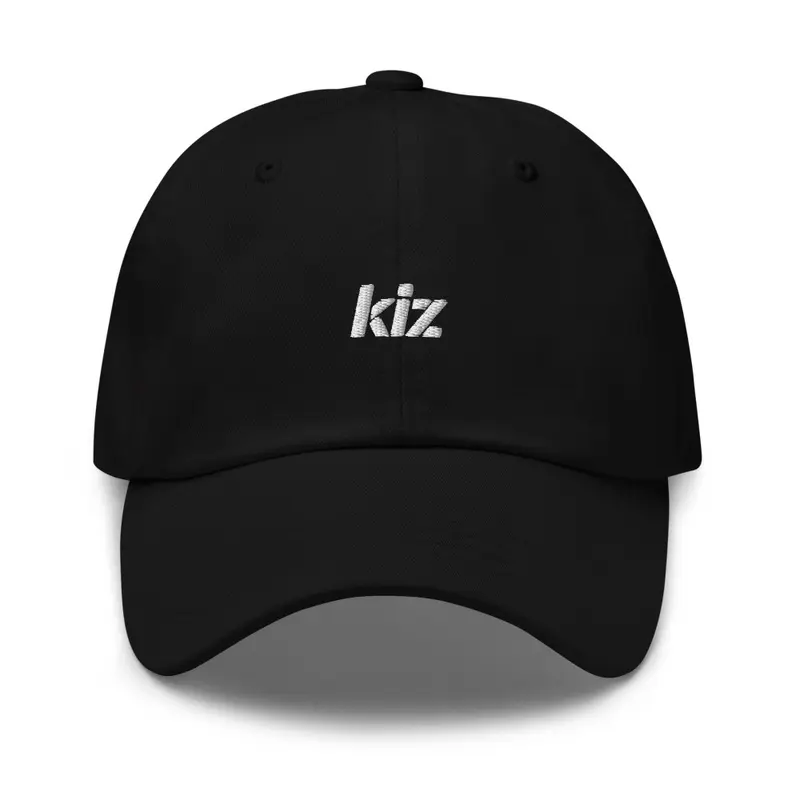 kiz - dad cap - black