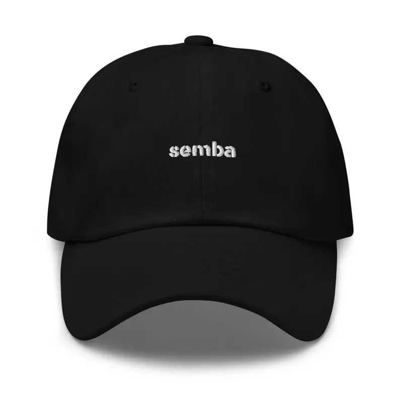 semba dad hat - black