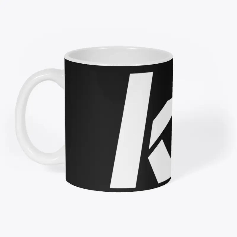 kiz mug - black and white